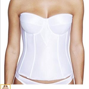 Dominique strapless corset bra